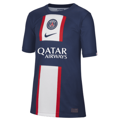Con concierto Policía Primera equipación Stadium Paris Saint-Germain 2022/23 Camiseta de fútbol  Nike Dri-FIT - Niño/a. Nike ES