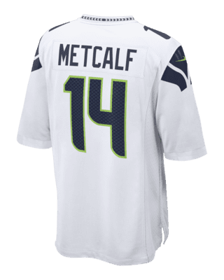 NFL Seattle Seahawks (DK Metcalf) Men's Game Football Jersey.