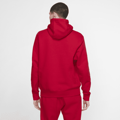 Sudadera con gorro sin cierre con estampado para hombre Nike Sportswear Club Fleece