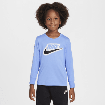 Nike Sportswear Powder Play Little Kids' Long Sleeve T-Shirt