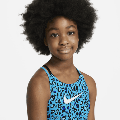 Nike Big Kids' (Girls') Spiderback 1-Piece Swimsuit