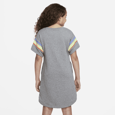 Vestido de manga corta para niña talla grande Nike Sportswear Heritage