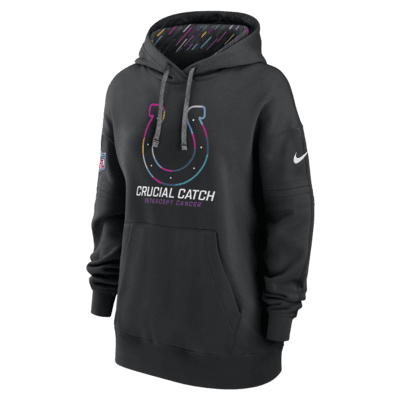 Sudadera con gorro sin cierre Nike de la NFL para mujer Indianapolis Colts Crucial Catch Club