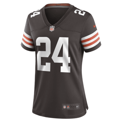 NFL Cleveland Browns (Nick Chubb) Women's Game Football Jersey