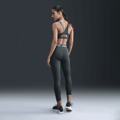 Nike Pro Swoosh Asimetrik Orta Destekli Pedli Kadın Spor Sütyeni