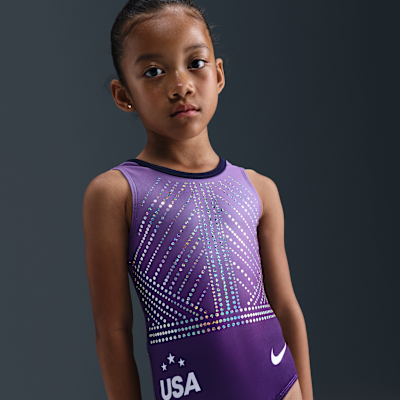 Nike Gymnastics Purple Reign Leotard