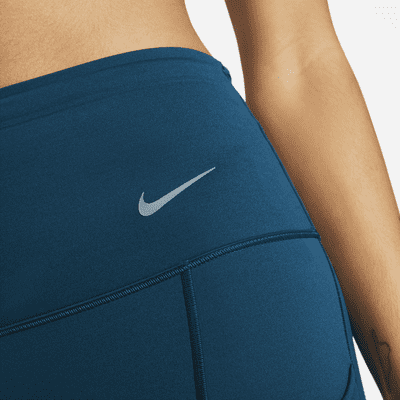Nike Go Womens Firm-Support High-Waisted 7/8 Leggings with Pockets