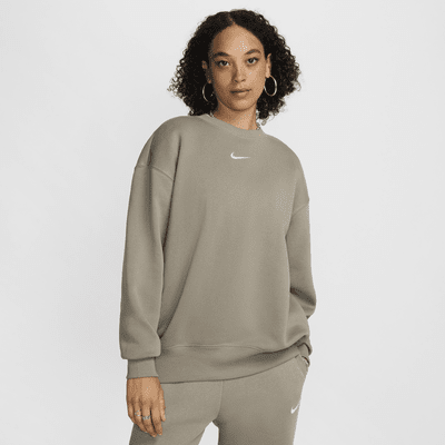 Nike Sportswear Phoenix Fleece Oversize-Damen-Sweatshirt mit Rundhalsausschnitt