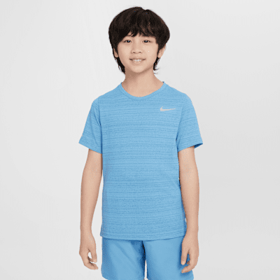 Playera de entrenamiento para niño talla grande Nike Dri-FIT Miler