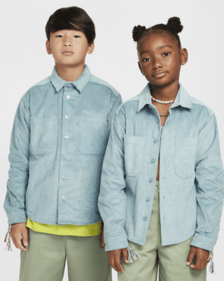 Подростковые  Nike SB Big Kids' Button-Down Layering Top