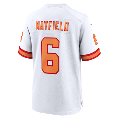 Jersey Nike de la NFL Game para hombre Baker Mayfield Tampa Bay Buccaneers