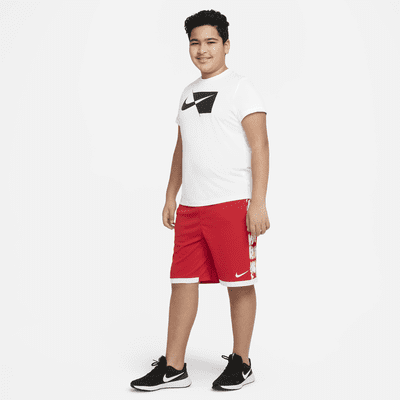 Nike Dri-FIT Trophy Big Kids' (Boys') Printed Training Shorts (Extended Size)