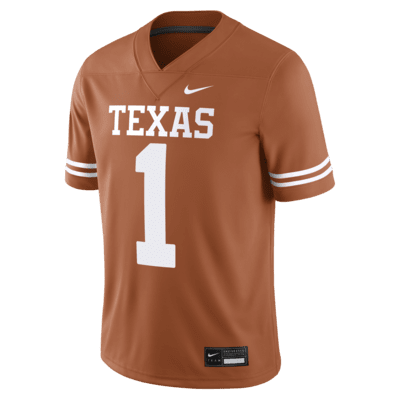 Jersey Game universitario Nike Dri-FIT para hombre de los Texas Longhorns