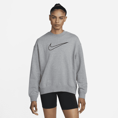 Sudadera de cuello redondo con gráfico para mujer Nike Dri-FIT Get Fit