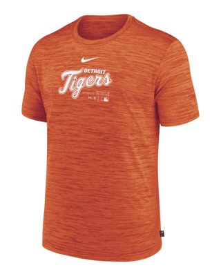 Мужская футболка Detroit Tigers Authentic Collection Practice Velocity Nike Dri-FIT MLB