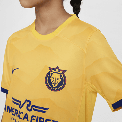 Jersey Nike Dri-FIT de la NWSL replica del Utah Royals local 2024 Stadium para niños talla grande