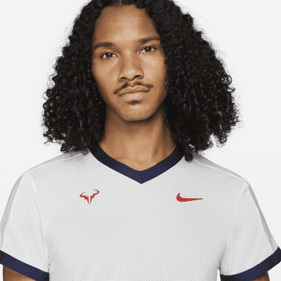 Camiseta de tenis de manga corta para hombre NikeCourt Dri-FIT ADV Rafa
