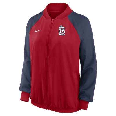 Chamarra de cierre completo para mujer Nike Dri-FIT Team (MLB St. Louis ...