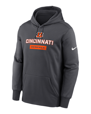 Мужское худи Cincinnati Bengals Toss Sweep Men’s Nike Therma NFL Pullover Hoodie