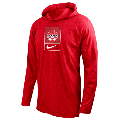 Canada Men's Nike Soccer Long-Sleeve Hooded T-Shirt. Nike.com
