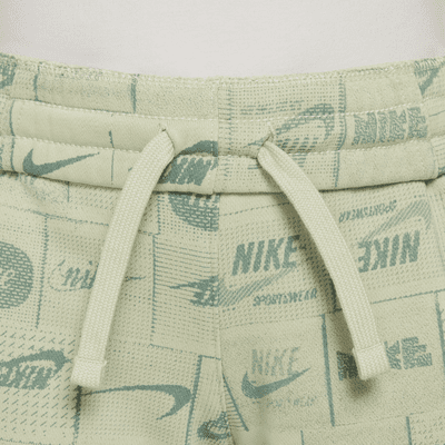 Shorts de French Terry para niños talla grande Nike Sportswear Club