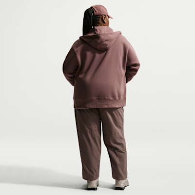 Pants de tejido Woven de tiro alto oversized para mujer Nike Sportswear (talla grande)