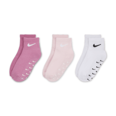 Nike Little Kids' Gripper Ankle Socks (3 Pairs)