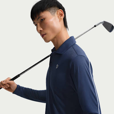 나이키 파 남성 드라이 핏 긴팔 골프 폴로
