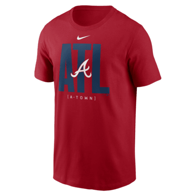 Atlanta Braves Team Scoreboard Men's Nike MLB T-Shirt