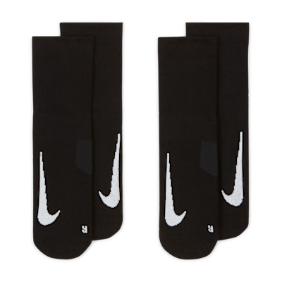 Nike Multiplier Running Ankle Socks (2 Pairs)
