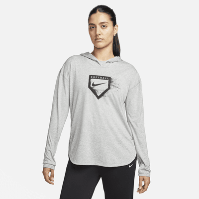 Sudadera con gorro de softball para mujer Nike Dri-FIT