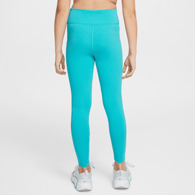 Nike One Big Kids' (Girls') Dri-FIT High-Waisted Leggings