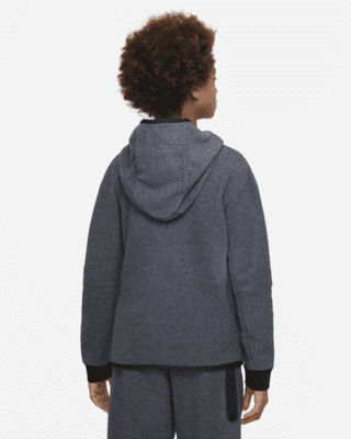 Nike Sportswear Tech Fleece Big Kids' (Boys') Winterized Full-Zip Hoodie.