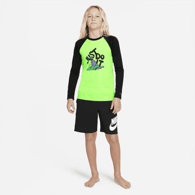 Nike JDI Big Kids' (Boys') Long-Sleeve Hydroguard Swim Shirt