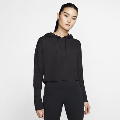 nike cropped sweatshirt womens