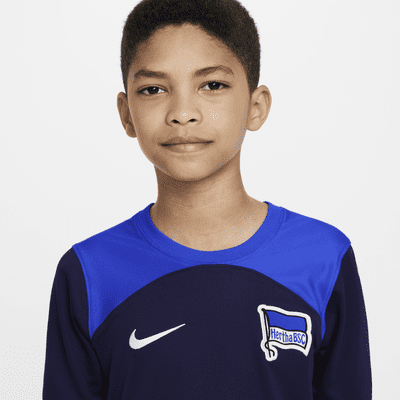 Segunda equipación Stadium Hertha BSC 2022/23 Camiseta de fútbol Nike Dri-FIT - Niño/a