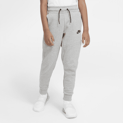 NIKE Sportswear Tapered Logo-Print Cotton-Blend Tech-Fleece
