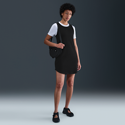 Vestido de tirantes con diseño tipo waffle para mujer Nike Sportswear Chill Knit