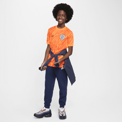 Maillot de foot à manches courtes replica Nike Dri-FIT Angleterre (Équipe féminine) 2024/25 Stadium Gardien de but pour ado