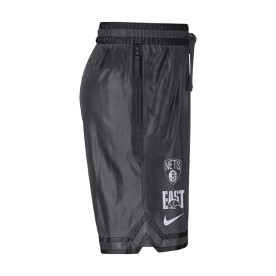 Nike Men's Brooklyn Nets Black Dri-Fit Pregame Shorts