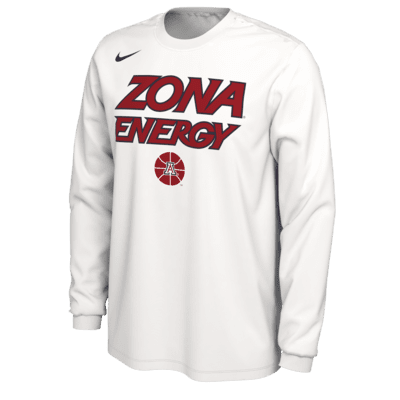 Playera de manga larga universitaria Nike para hombre Arizona