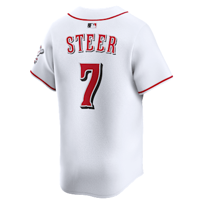 Spencer Steer Cincinnati Reds Men's Nike Dri-FIT ADV MLB Limited Jersey