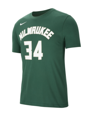Giannis Antetokounmpo Bucks Big Kids' Nike NBA T-Shirt.