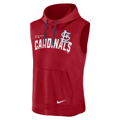 Nike Baseball (MLB St. Louis Cardinals) Men's 3/4-Sleeve Pullover Hoodie