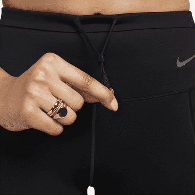 Leggings cropped de tiro alto y sujeción firme con bolsillos para mujer Nike Go