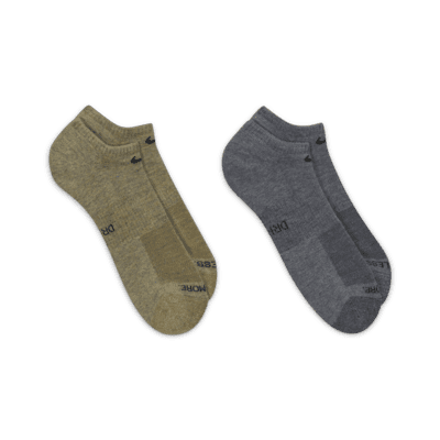 Nike Everyday Plus Cushioned No-Show Socks (2 Pairs)