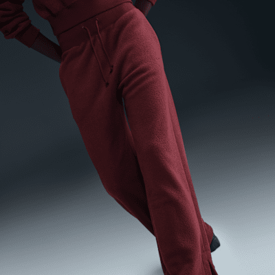 Nike Sportswear Phoenix Plush Women's High-Waisted Wide-Leg Cosy Fleece Trousers