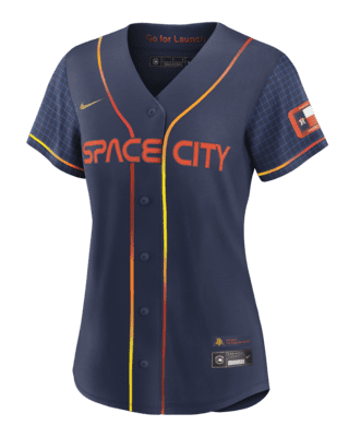 MLB Houston Astros City Connect (Jose Altuve) Women's Replica Baseball  Jersey.