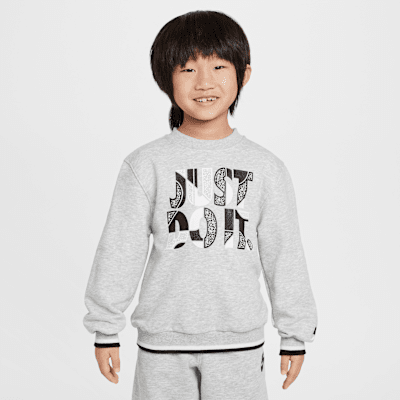 Sudadera de cuello redondo de French Terry para niños talla pequeña 