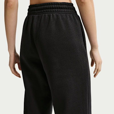 나이키 스포츠웨어 피닉스 플리스 여성 하이웨이스트 와이드 레그 로고 팬츠